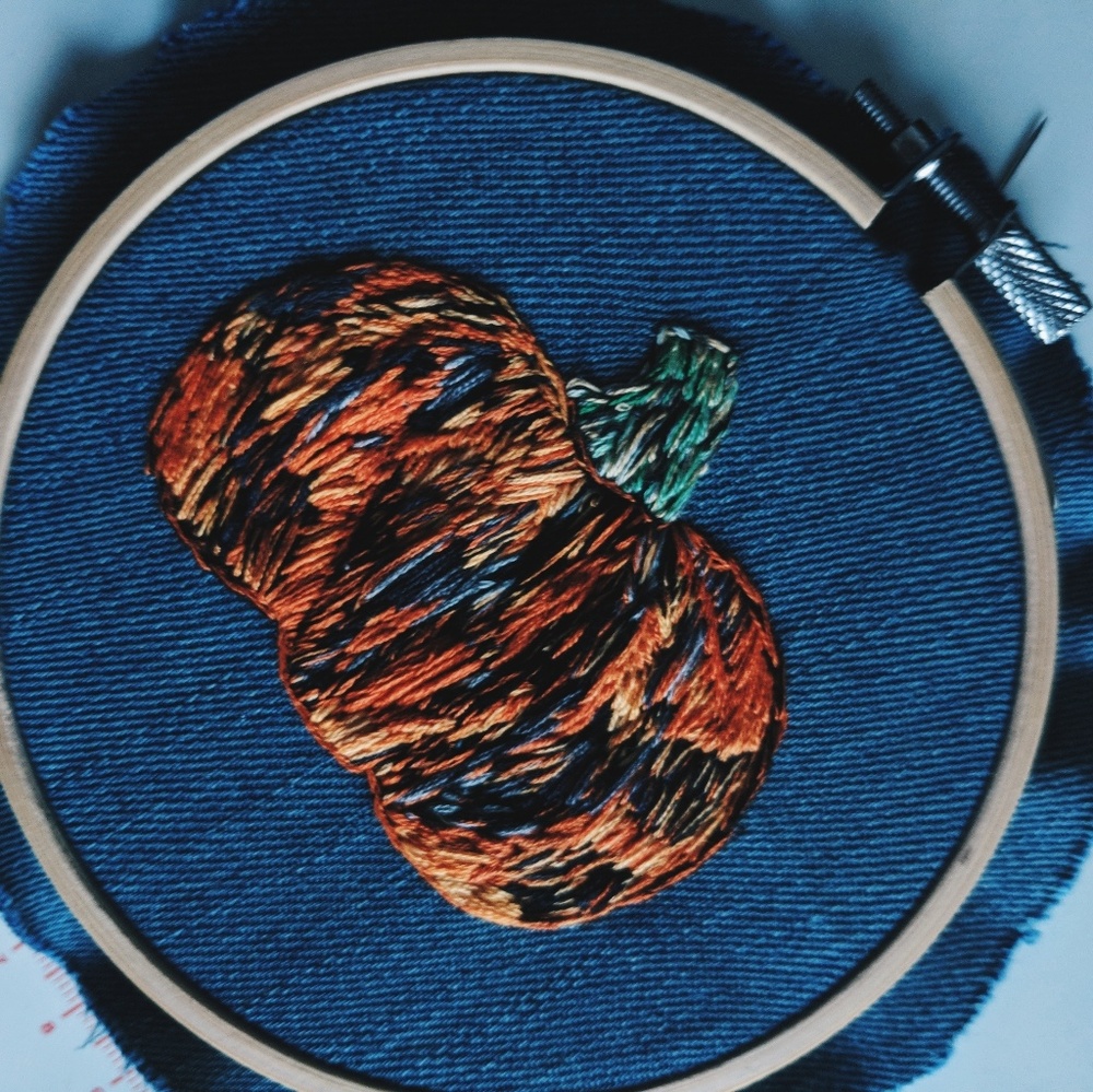 Pumpkin Sew-On Patch 🎃